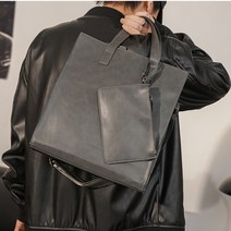 승마가방 승마용품 배낭 남성 캐주얼 핸드백 pu 가죽 어깨 메신저백 영국 패션 가방 대용량, 02 Dark grey_01 32cmx35cmx9cm