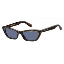 Marc Jacobs 여성용 Marc 499/S 캣아이 선글라스 하바나 브라운/블루 51mm 19mm, 51 Millimeters