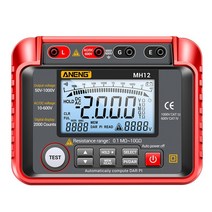 휴대용 소형 스펙트럼 분석기 aneng mh12 insulation earth resistance tester digital ground resistance meter 옴 전압