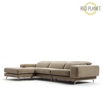 레드플래닛 쏠라 4인 소프트터치 기능성 패브릭 소파, 웜그레이