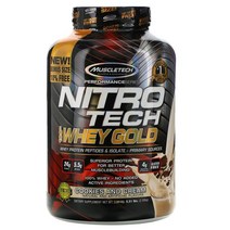 머슬테크 Muscletech Nitro Tech 100% Whey 니트로테크 쿠키앤 크림 2.51 kg, 1개