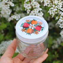 Mason jar 레트로 잼병 Ball 메이슨자 과일청유리병 캔들용기 쨈병 젬병