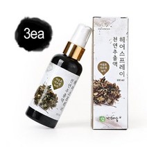 어성초-자소엽-녹차 헤어스프레이 100ml X 3 헤어토닉, 상세페이지 참조