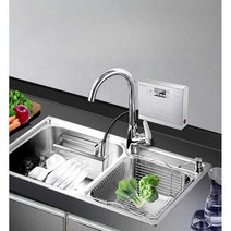 무설치식기세척기 초음파 소형 설거지 과일 채소, LCD 모델 A4(진동 헤드 4개 3회 세척)