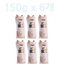 미니뻥튀기과자 고소한 현미쌀뻥 150g x 6개 무설탕 어르신간식 단체스낵 운동과자, 1개