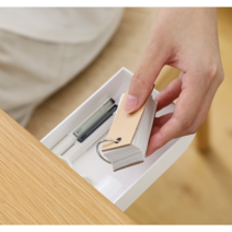 미니 슬라이드 책상 키보드 트레이 하단수납 데스크 책상서랍 모던 사무실 수납장 아동 서랍, 01 화이트