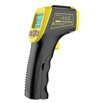 적외선 산업용 온도계 디지털 LCD 레이저 포인터 적외선 온도계 -50 ~ 600 ℃ / -58 1112 ℉ GM320S 비접, 01 Black