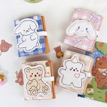몽글이 곰돌이 반지갑 동전 카드 지갑 여자 학생 여성