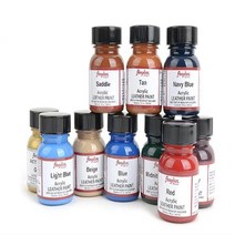 엔젤러스 [엔젤러스] 아크릴 Leather Paint 레더페인트 84color-용량1oz, #190 ScaletRed