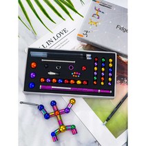 자석 볼펜 펜 다기능 교육 놀이 문구, 코드북 E패키지 0.5mm
