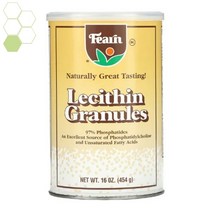 fearn natural foods 레시틴 과립 분말 454g