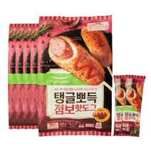 풀무원 탱글뽀득 점보 핫도그 100g [20개], 없음, 4개