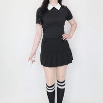 티앤드골프 여성 여름 골프치마 스터드 플리츠 테니스 스커트 여자 라운딩룩 골프복 골프웨어