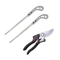 wrikri SK5 원예 잔가지 쥐꼬리 톱 2종 + 전지 가위 1종, 3종