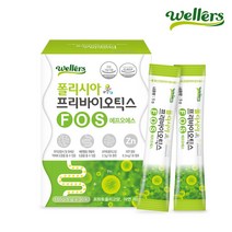 [웰러스] 폴리시아 프리바이오틱스FOS/프락토올리고당 3500mg 아연8.5mg (5g x 30포 1개월분), 1박스