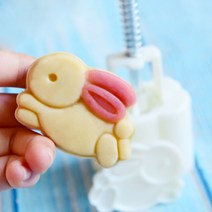 떡도장 꽃모양틀 떡틀 쿠키틀 귀여운 토끼 월병 핸드프레스 광동식 녹두 케이크 비스킷