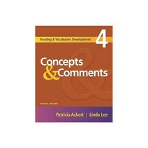 Reading & Vocabulary Development 4 : Concepts & Comments, Thomson Learning