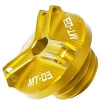 오토바이 부품 야마하 MT03 MT 03 2016 CNC Alumimun 액세서리 엔진 오일 드레인 플러그 커버 mt-03, 07 gold