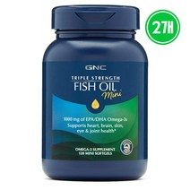 2개 GNC 지엔씨 피쉬오일 Triple Fish Oil 120캡슐