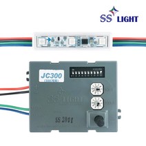SS라이트 LED 3구 4구 파노라마 100개 컨트롤러 간판조명 사인조명, LED 3구 파노라마 1묶음(100개)