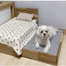 벨르펫 반려묘 반려견 원목 대리석 침대 펫베드, 클대리석침대