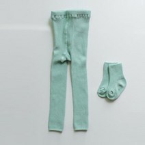 도레미 셋업타이즈(무발타이즈+양말세트)-네오민트(1P) 아동 주니어 양말