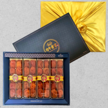 [특대 사이즈] 상주 반건시 곶감 선물세트 선물용 보자기 개별포장 20개 30개 40개, 4. 반건시+건시 혼합 세트