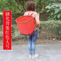 등나무바구니 . 짠 가방 백 루 플라스틱 백 바구니 대나무 직조 가정용 소품 플라스틱 백 바구니 구입 짠 42 42, 아주 새롭운 강화 타입 레드 큰사이즈