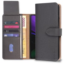 루스톤 천연가죽 삼성 갤럭시 Z폴드2 5G 전용 월렛 WALLET 카드 수납 지갑 핸드폰케이스