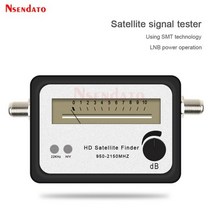 디지털 LCD satfinder 위성 파인더 정렬 신호 측정기 리셉터 접시 TV LNB Direc 증폭기 Sat Finder, 9504_added 블랙 cable