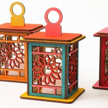 전통문양 등 만들기 / 전등갓 조명등 미니스탠드 호롱, 격자