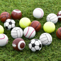 코비스 비거리향상 2피스 스포츠 골프공 3구, 럭비공