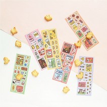 잼샵 다꾸 폰꾸 스티커 - 스낵 스티커 (01-06), 06퍼플스낵