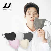 KF94 김국산 씬핏 마스크 100매 대형/중형 컬러 새부리형 마스크 박진주마스크, 블랙 50매 + 베이지 50매, KF94 김국산 씬핏 대형