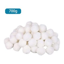 수중 200/500/700g 흰색 필터 공 수영장 청소 장비 물 정화 섬유 코튼 볼, 03 700g