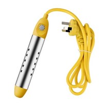 업소용 전기 온수기 보일러 돼지꼬리 겨울 히터 2500w 휴대용 서스펜션 부동 요소 스테인레스 스틸 가열 막대 자동 전원 끄기, au 플러그