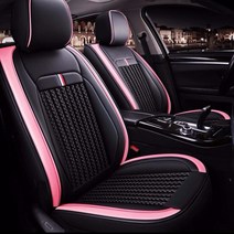 제이제이모터스 I30시트 커버 풀세트 I40 모하비 3p세트 가죽시트 카바, 스타일팩 풀세트 핑크
