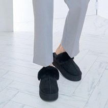 다잇템 [다잇템] 여성 인조퍼 키높이 일상룩 사무실화 FW 슬리퍼