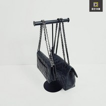 원파이프 T형 가방거치대 | 매장 진열집기 가방진열대 핸드백거치대 클러치진열대 가방걸이