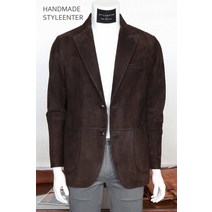 핸드메이드 스타일엔터 주문제작 쎄무자켓 명품스웨이드자켓