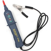 NUZAMAS 자동차 12V 배터리 테스터 발전기 테스트 다기능 상태 및 LED 표시기와 악어 클립 충전 419506
