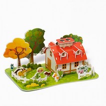 자연풍경 3D 입체 모형 만들기 키트 (별장)/집만들기/장식/작품/셀프, 상세페이지 참조, 상세페이지 참조