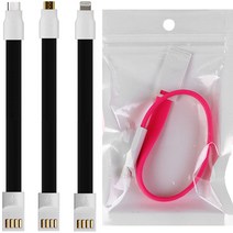 보조배터리용 짧은 케이블 라이트닝 8핀 C타입 마이크로 5핀 숏케이블 충전케이블 아이폰 갤럭시S, 마이크로5핀, 스카이(숏22cm)