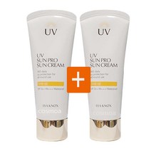 [유진뷰티]이자녹스 선크림 365 유브이 선프로 데일리 + 사은품(마스크팩), 70ml x 2개