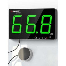 벽걸이 데시벨 카운터기 측량기 소음 테스트 건설현장, 9.5인치 대형 스크린 모델