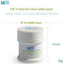 MaAnt 138 158 183 217 도 주석 붙여 넣기 휴대 전화 유지 보수 중간 저온 용접 플럭스 BGA 칩 솔더 페이스, 02 MY58A  158