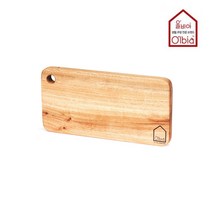 캄포 통원목 수제 라운드도마 42x22cm 핸드메이드 플레이팅