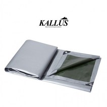 캠프21 타포린 양면코팅 방수포 4 X 6m (스트링 증정), 방수포4m*6m(실버)