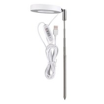 led 성장 빛 전체 스펙트럼 식물 성장 빛 usb 5v 높이 조절 가능한 dimmable 성장 램프 실내 식물 허브, 10w 5v usb 1pc, 햇빛 흰색