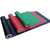 방진 고무 내마모성 패드 바닥 깔판 충격방지 제전, 블랙 8mm 두께 1.5m 너비 5m 길이